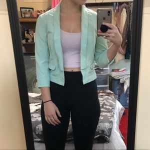 Light green blazer!